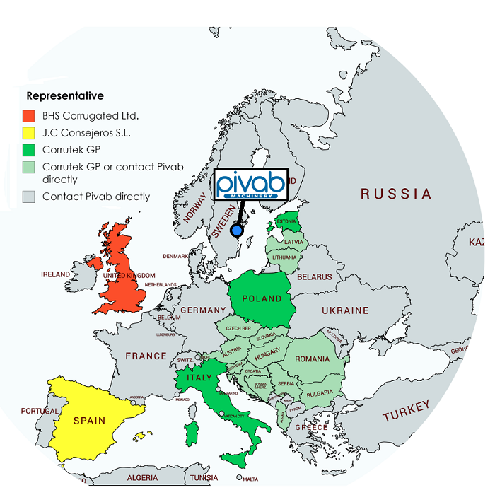 Pivab EU map