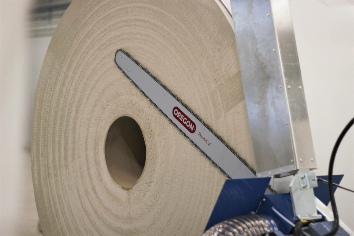 Paper Roll Saw Pivab Machinery AB